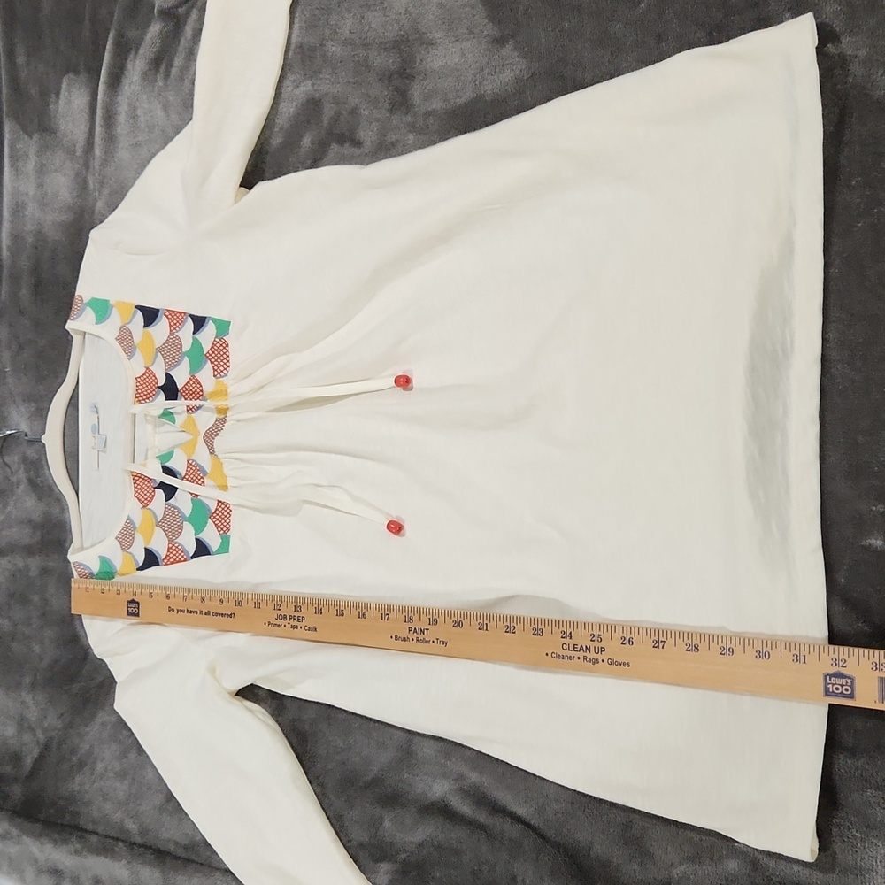 Boden,beautiful tunic top in great condition! About 19 inches across, 31 " long! - Picture 6 of 7
